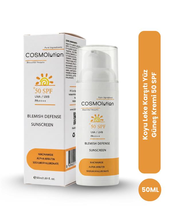 Koyu Leke Karşıtı Yüz Güneş Kremi 50 SPF -50 mL